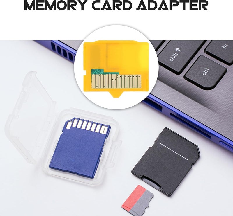 OSALADI Micro Attachment,Camera to Card Insert Adapter,Memory Adapter for Micro HC Yellow - Image 4